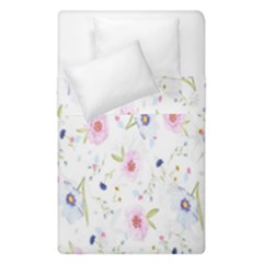 Pattern Flowers Duvet Cover Double Side (single Size) by artworkshop