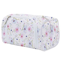 Pattern Flowers Toiletries Pouch by artworkshop