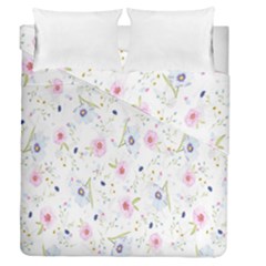 Pattern Flowers Duvet Cover Double Side (queen Size) by artworkshop