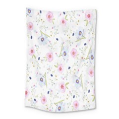 Pattern Flowers Small Tapestry by artworkshop