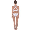 Pattern Flowers Cross Back Hipster Bikini Set View2