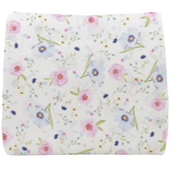 Pattern Flowers Seat Cushion by artworkshop