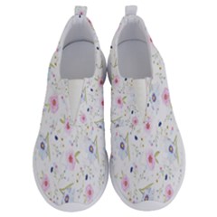 Pattern Flowers No Lace Lightweight Shoes by artworkshop