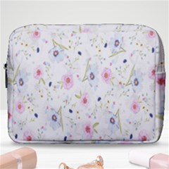 Pattern Flowers Make Up Pouch (large) by artworkshop