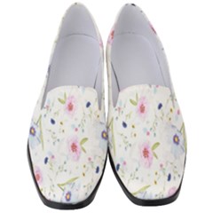 Pattern Flowers Women s Classic Loafer Heels by artworkshop