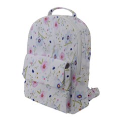 Pattern Flowers Flap Pocket Backpack (large) by artworkshop