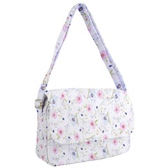 Pattern Flowers Courier Bag by artworkshop