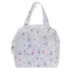 Pattern Flowers Boxy Hand Bag by artworkshop