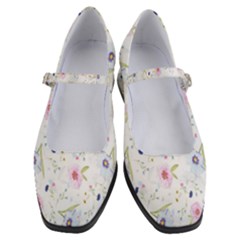 Pattern Flowers Women s Mary Jane Shoes by artworkshop