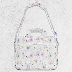 Pattern Flowers Macbook Pro Shoulder Laptop Bag  by artworkshop