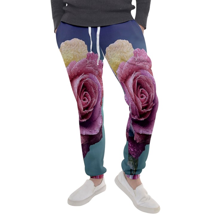 Rose Flower Love Romance Beautiful Men s Jogger Sweatpants