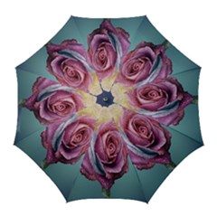 Rose Flower Love Romance Beautiful Golf Umbrellas by artworkshop