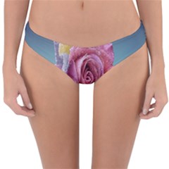 Rose Flower Love Romance Beautiful Reversible Hipster Bikini Bottoms by artworkshop