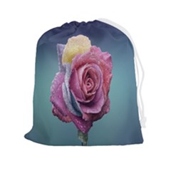 Rose Flower Love Romance Beautiful Drawstring Pouch (2xl) by artworkshop