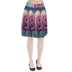 Rose Flower Love Romance Beautiful Pleated Skirt by artworkshop