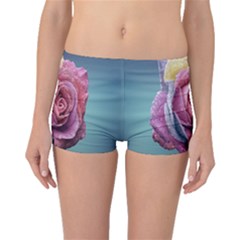 Rose Flower Love Romance Beautiful Boyleg Bikini Bottoms by artworkshop