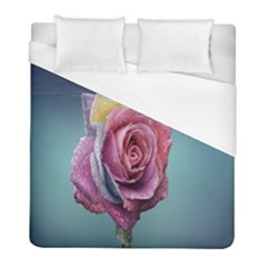 Rose Flower Love Romance Beautiful Duvet Cover (full/ Double Size) by artworkshop