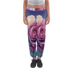 Rose Flower Love Romance Beautiful Women s Jogger Sweatpants by artworkshop