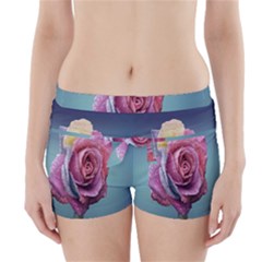 Rose Flower Love Romance Beautiful Boyleg Bikini Wrap Bottoms by artworkshop