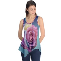 Rose Flower Love Romance Beautiful Sleeveless Tunic by artworkshop