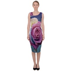 Rose Flower Love Romance Beautiful Sleeveless Pencil Dress by artworkshop