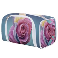 Rose Flower Love Romance Beautiful Toiletries Pouch by artworkshop