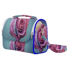 Rose Flower Love Romance Beautiful Satchel Shoulder Bag by artworkshop