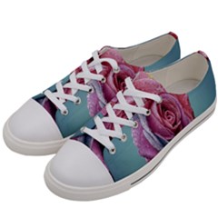 Rose Flower Love Romance Beautiful Men s Low Top Canvas Sneakers by artworkshop