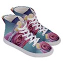 Rose Flower Love Romance Beautiful Men s Hi-Top Skate Sneakers View3