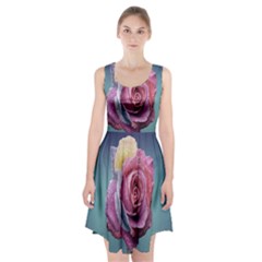 Rose Flower Love Romance Beautiful Racerback Midi Dress by artworkshop