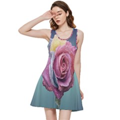 Rose Flower Love Romance Beautiful Inside Out Racerback Dress by artworkshop