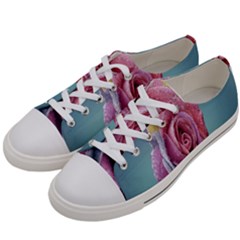 Rose Flower Love Romance Beautiful Women s Low Top Canvas Sneakers by artworkshop