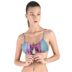 Rose Flower Love Romance Beautiful Tie Up Cut Bikini Top by artworkshop