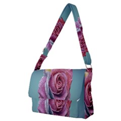 Rose Flower Love Romance Beautiful Full Print Messenger Bag (m) by artworkshop