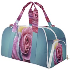 Rose Flower Love Romance Beautiful Burner Gym Duffel Bag by artworkshop