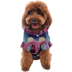 Rose Flower Love Romance Beautiful Dog Coat by artworkshop