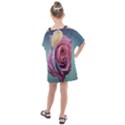 Rose Flower Love Romance Beautiful Kids  One Piece Chiffon Dress View2