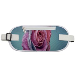 Rose Flower Love Romance Beautiful Rounded Waist Pouch by artworkshop