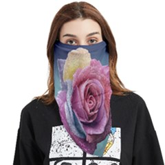 Rose Flower Love Romance Beautiful Face Covering Bandana (triangle) by artworkshop