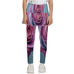 Rose Flower Love Romance Beautiful Kids  Skirted Pants