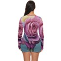 Rose Flower Love Romance Beautiful Long Sleeve Boyleg Swimsuit View4