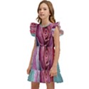 Rose Flower Love Romance Beautiful Kids  Winged Sleeve Dress View2