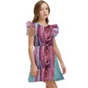 Rose Flower Love Romance Beautiful Kids  Winged Sleeve Dress View3