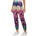 Rose Flower Love Romance Beautiful Cropped Drawstring Pants View2