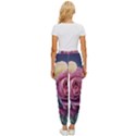 Rose Flower Love Romance Beautiful Cropped Drawstring Pants View4