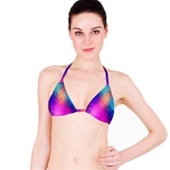 Triangles Polygon Color Bikini Top by artworkshop