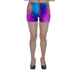 Triangles Polygon Color Skinny Shorts by artworkshop