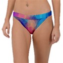 Triangles Polygon Color Band Bikini Bottom View1