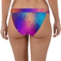 Triangles Polygon Color Band Bikini Bottom View2