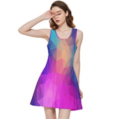 Triangles Polygon Color Inside Out Racerback Dress by artworkshop